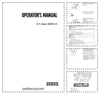 Volvo Penta 4-7 Liters (EDC 4) Operators Manual