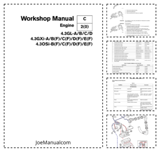 Volvo Penta 4.3GL GXi OSi-A B C D E Engine Workshop Manual