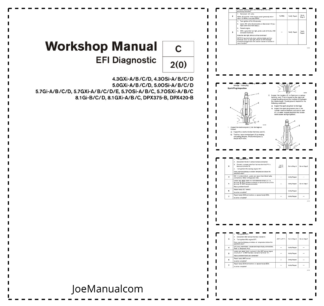 Volvo Penta 4.3GXi-A B C D - 8.1Gi-A B C D, DPX375420-B EFI Diagnostic Woskshop Manual