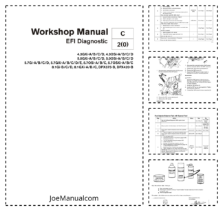 Volvo Penta 4.3GXi-A B C D- DPX420-B EFI Diagnostic Workshop Manual
