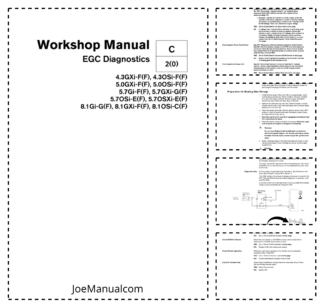 Volvo Penta 4.3GXi-F(F)- 8.1OSi-C(F) EGC Diagnostics Workshop Manual