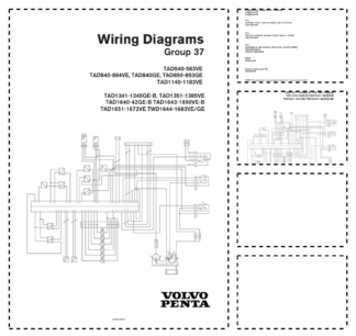Volvo Penta 5L 8L 11L 13L 16L EATS Engines Group 37 Wiring Diagrams