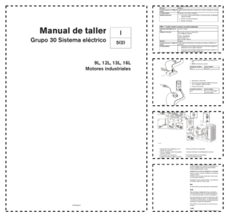 Volvo Penta 9L 12L 13L 16L Engine Group 30 Electrical Workshop Manual ES