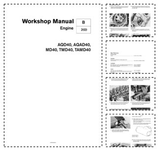 Volvo Penta AQD40 AQAD40 MD40 TMD40 TAMD40 Engine Workshop Manual
