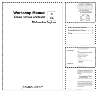 Volvo Penta All Gasoline Engines Remove and Install Workshop Manual