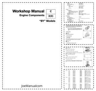 Volvo Penta BY Models Engine Components Workshop Manual