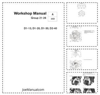 Volvo Penta D1-13 D1-20 D1-30 D2-40 Engine Group 21-26 Workshop Manual