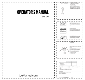 Volvo Penta D4 D6 Engines Operators Manual