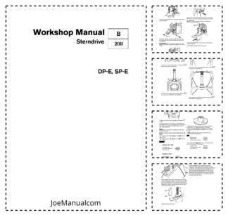 Volvo Penta DP E SP E Sterndrives Workshop Manual