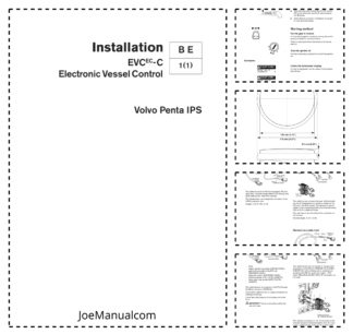 Volvo Penta IPS EVC-C Electrical Vessel Constrol Installation Workshop Manual