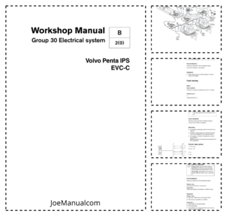 Volvo Penta IPS EVC-C Group 30 Electrical System Workshop Manual