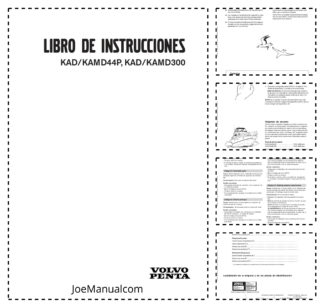 Volvo Penta KAD KAMD44P KAD KAMD300 Engine Operation Manual ES