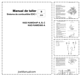 Volvo Penta KAD44P KAMD44P-A B C KAD300-A KAMD300-A Engine Fuel System EDC I Workshop Manual ES