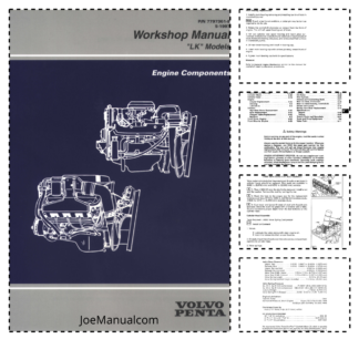 Volvo Penta LK Models Engine Components Workshop Manual