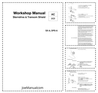 Volvo Penta SX-A DPS-A Sterndrive and Transom Shield Workshop Manual