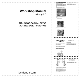 Volvo Penta TA1240GE TAD1241GE VE TAD1242GE VE TWD1240VE Engine Group 21 Workshop Manual