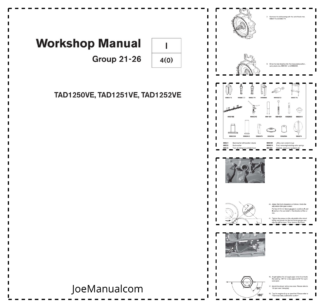 Volvo Penta TAD1250VE TAD1251VE TAD1252VE Engine Group 21-26 Workshop Manual