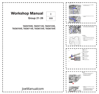 Volvo Penta TAD570VE 571VE 572VE 870VE 871VE 872VE 873VE Engine Group 21-26 Workshop Manual