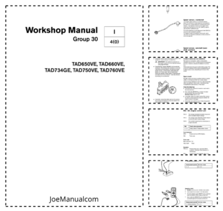 Volvo Penta TAD650VE TAD734GE TAD750VE TAD760VE Engine Group 30 Workshop Manual