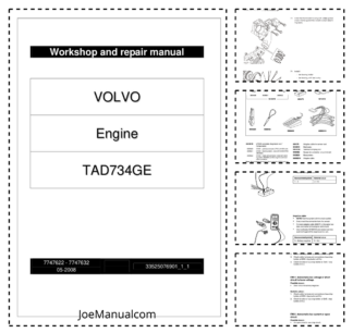 Volvo Penta TAD734GE Engine Workshop Manual