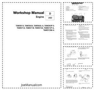 Volvo Penta TAMD61A 62A 63L-A 63P-A 71A 71B 72A 72P-A 72WJ-A Engines Workshop Manual