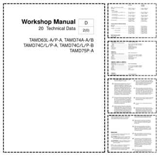 Volvo Penta TAMD63L-A 63P-A 74A-A 74A-B 74C-A 74L-A 74P-A 74C-B 74L-B 74P-B 75P-A Engines Workshop Manual