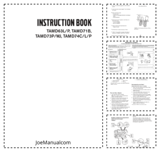 Volvo Penta TAMD63LP TAMD71B TAMD73P WJ TAMD74C L P Engine Operators Manual