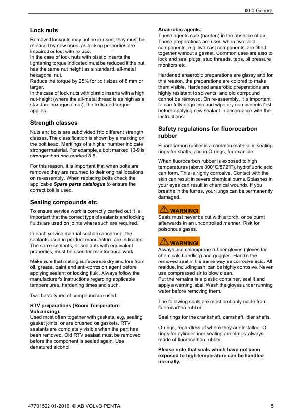 Volvo Penta D13 Engine Group 20-26 Workshop Manual - Image 7