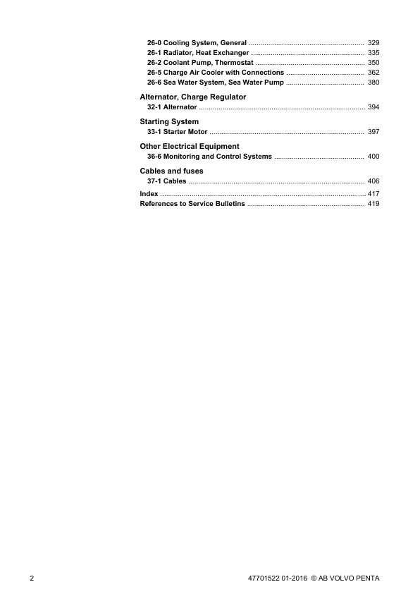 Volvo Penta D13 Engine Group 20-26 Workshop Manual - Image 4