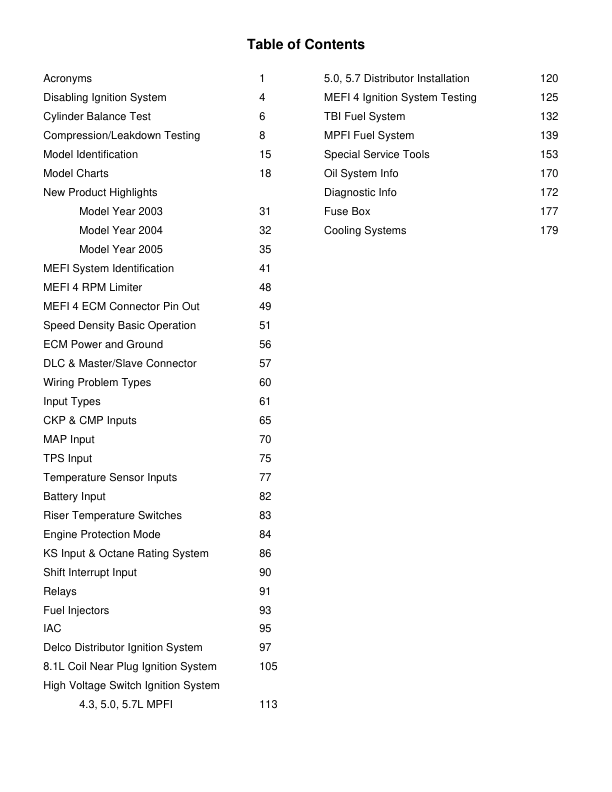 Volvo Penta Model 2005 Mefi Product Training Manual - Image 3