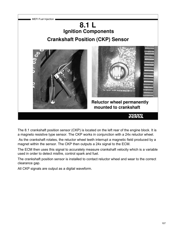 Volvo Penta Model 2005 Mefi Product Training Manual - Image 7