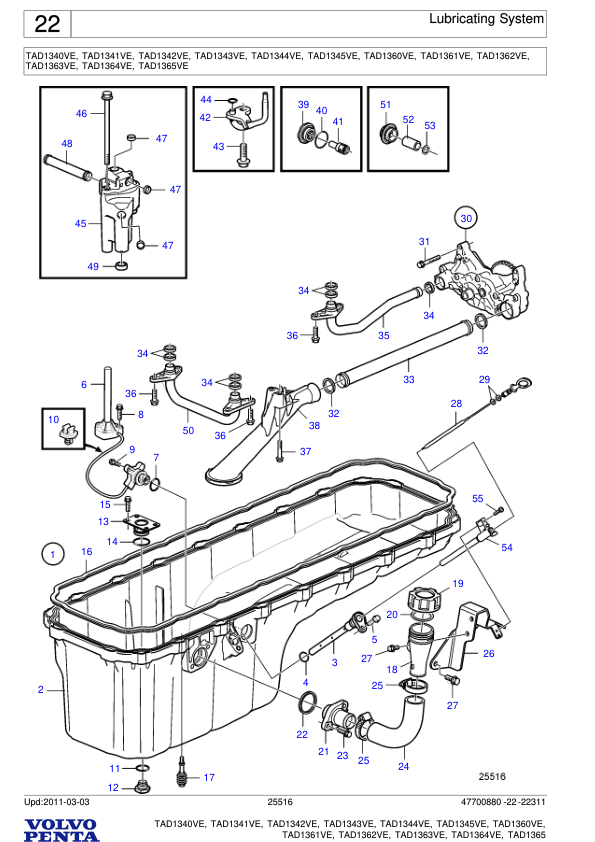 Volvo Penta TAD1340VE–TAD1365VE Engines Parts Catalog - Image 11