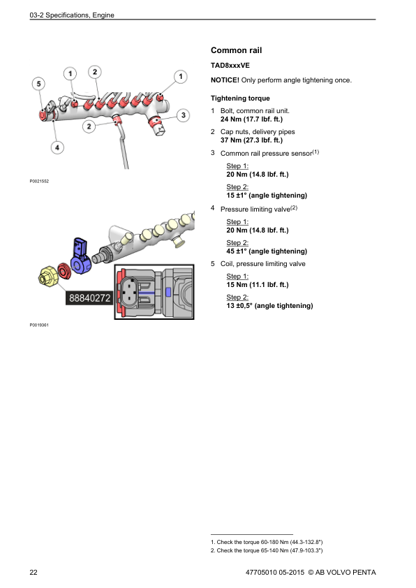 Volvo Penta TAD570VE 571VE 572VE 870VE 871VE 872VE 873VE Engine Group 21-26 Workshop Manual - Image 9