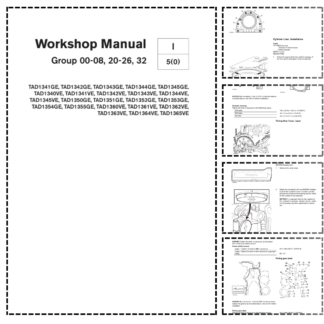 Volvo Penta TAD1341GE-TAD1371VE Engine Group 00-08 20-26 32 Workshop Manual