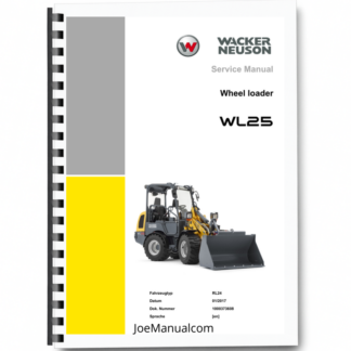 Wacker Neuson WL25 Wheel Loader Service Manual 01 2027 Printed Book