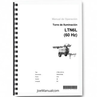 Wacker Neuson LTN 6L Light Tower Operators Manual Printed Book