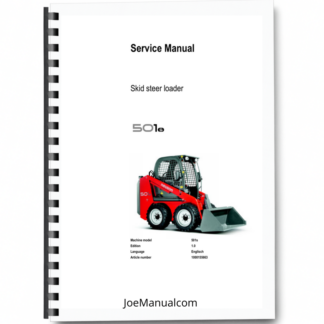 Wacker Neuson 501s Skid Steer Loader Service Manual v1.0 Printed Book