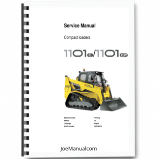 Wacker Neuson 1101c 1101cp Compact Loaders Service Manual v1.0 Printed Book