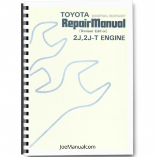 Toyota 2J 2J-T Engines Repair Manual Printed Book