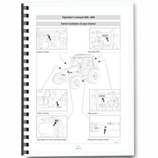 Valtra Valmet 600 700 800 900 Tractor Operators Manual Printed Book