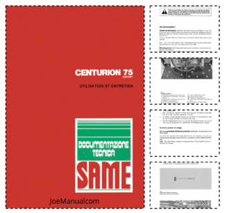 SAME Centurion 75 Tractor Workshop Manual FR