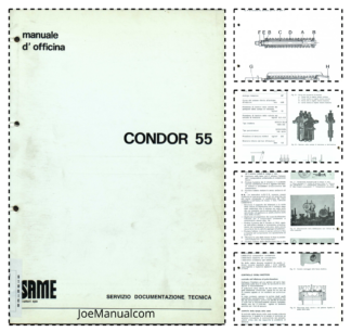SAME Condor 55 Tractor Workshop Manual IT
