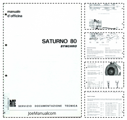 SAME Saturno 80 Synchro Tractor Workshop Manual IT - JoeManual.com