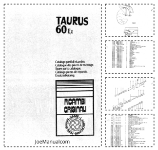 SAME Taurus 60 EX Tractor Parts Catalog IT