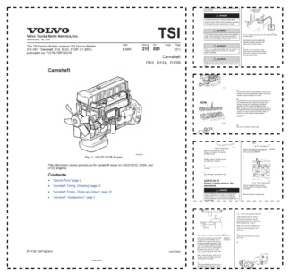 Volvo Penta D12B Engine Workshop Manual