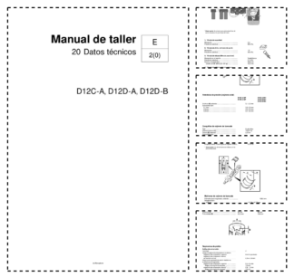 Volvo Penta D12C-A D12D-A D12D-B Engine Technical Data Workshop Manual ES