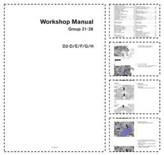 Volvo Penta D3-D E F G H Engine Group 21-26 Workshop Manual 2017