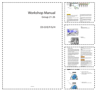 Volvo Penta D3-D E F G H Engine Group 21-26 Workshop Manual 2019