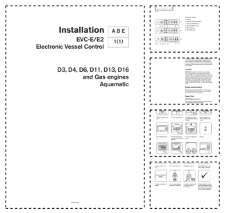 Volvo Penta D3 D4 D6 D11 D16 and Gas Engine EVC-E E2 Workshop Manual