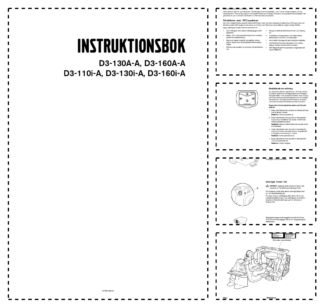 Volvo Penta D3 Engine Operators Manual SV
